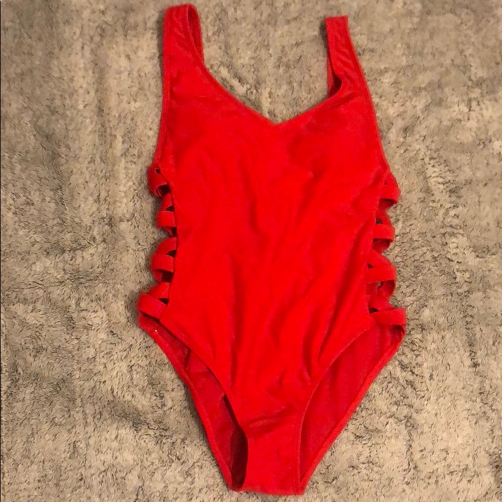 ‼️SOLD‼️ Red One Piece Swimsuit